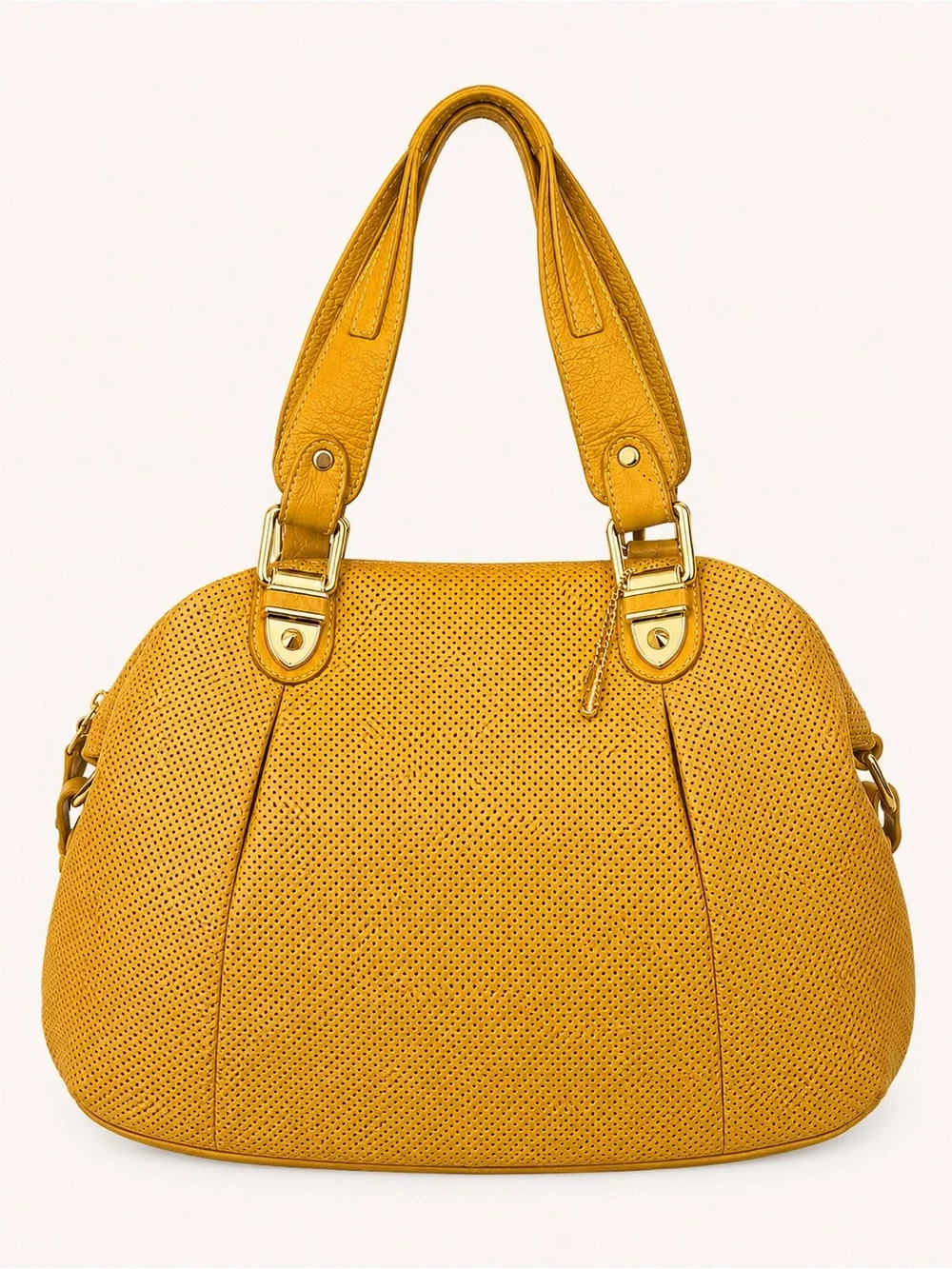 💛 Harriet Rose Mustard Leather Tote Bag 💛 Soft Slouchy Satchel